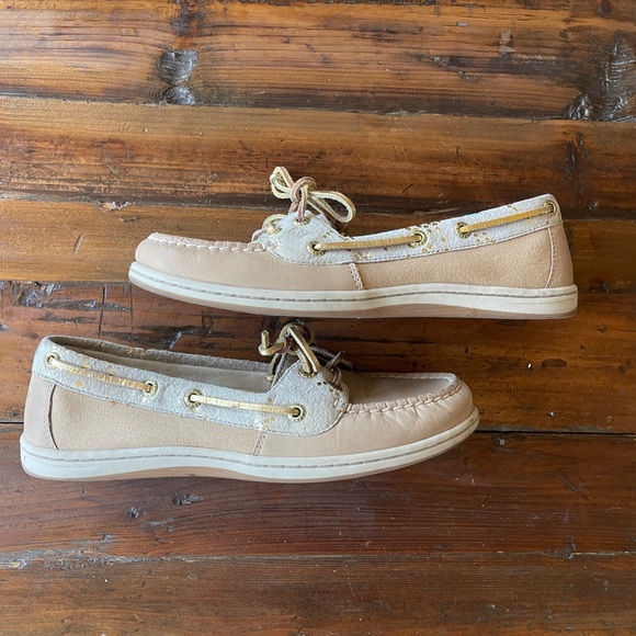Sperry Firefish Snake Linen Boat Shoes - Picture 6 of 11